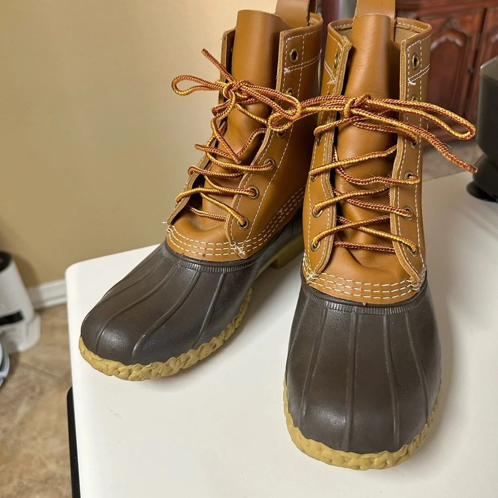 LL bean womens duck‎ boots size 8m